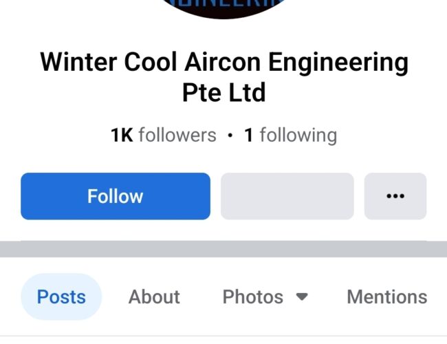 冷气服务：Winter Cool Air-con