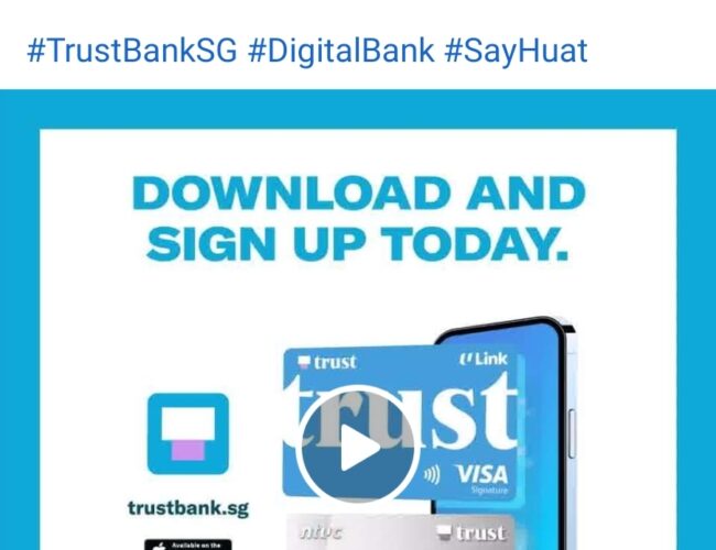 🏦 Trust Bank开户口