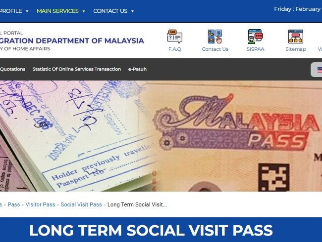 申请马来西亚长期探访准证